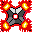 Fire Shuriken Shield 8909